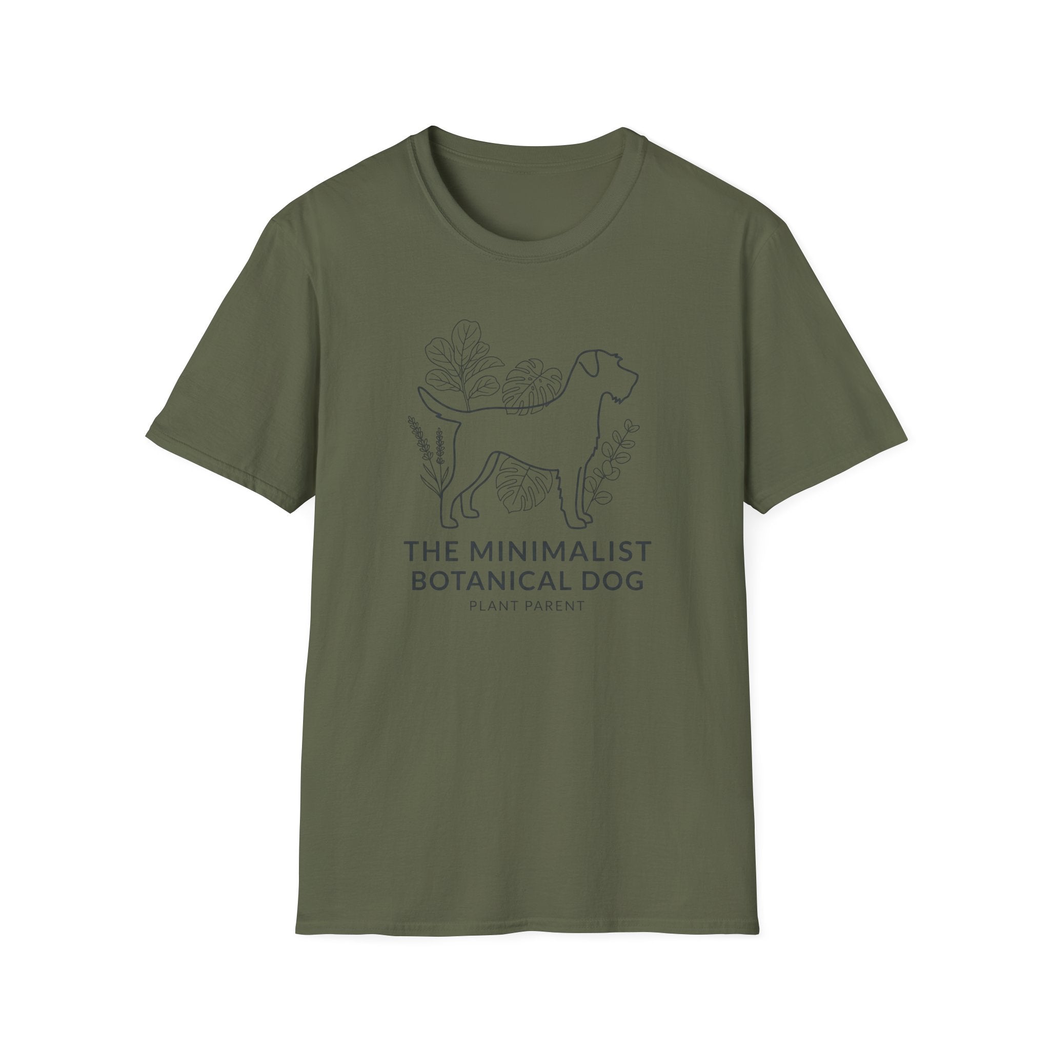 "The Minimalist Botanical Dog" T-Shirt