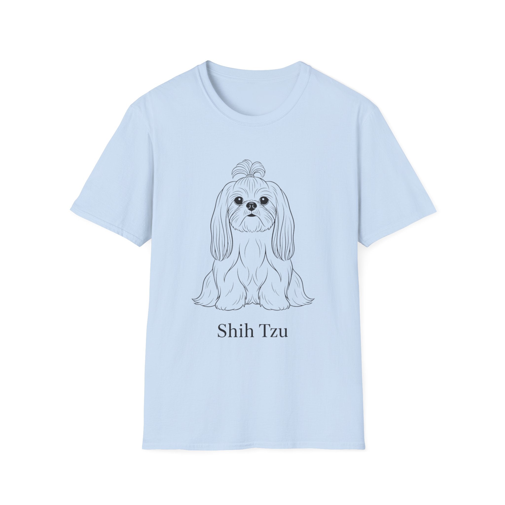 Shih Tzu Line Art T-Shirt
