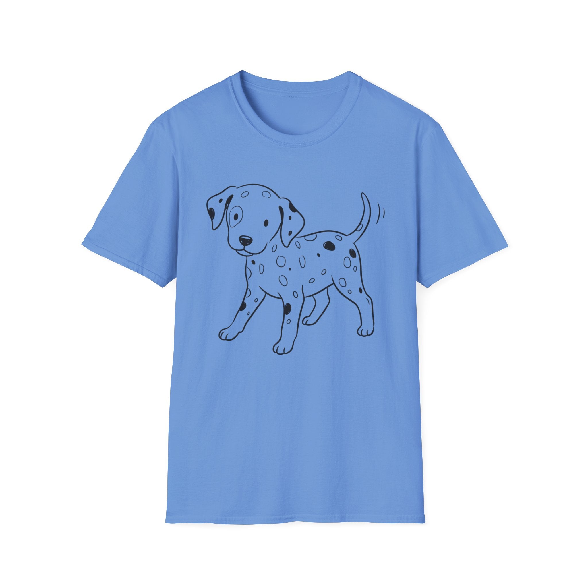 Dalmatian Puppy Line Art T-Shirt