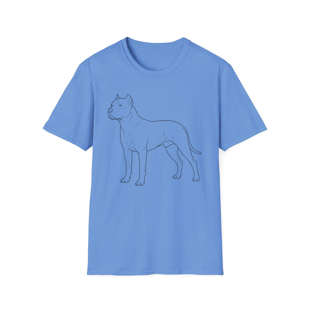 Dogo Argentino Line Art T-Shirt