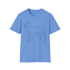 Dogo Argentino Line Art T-Shirt