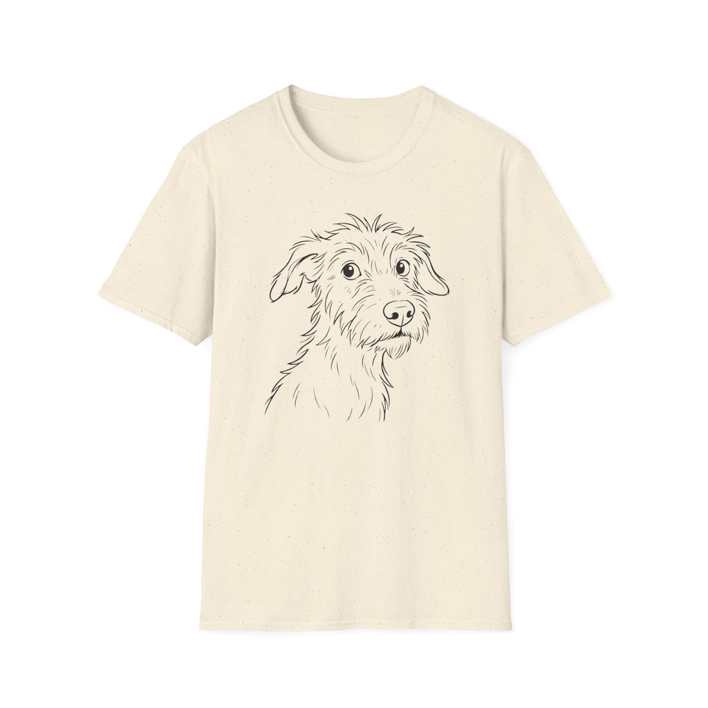 Cute Puppy Line Art T-Shirt