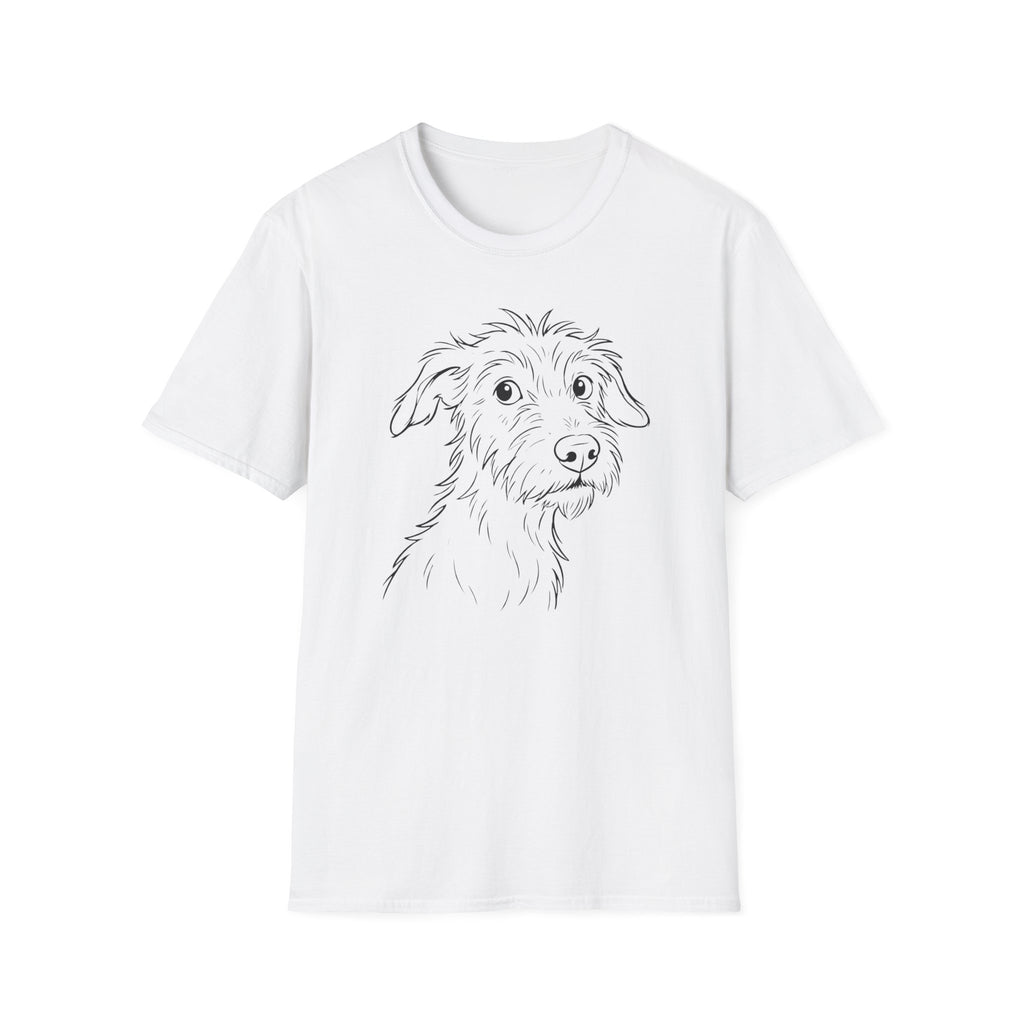 Cute Puppy Line Art T-Shirt
