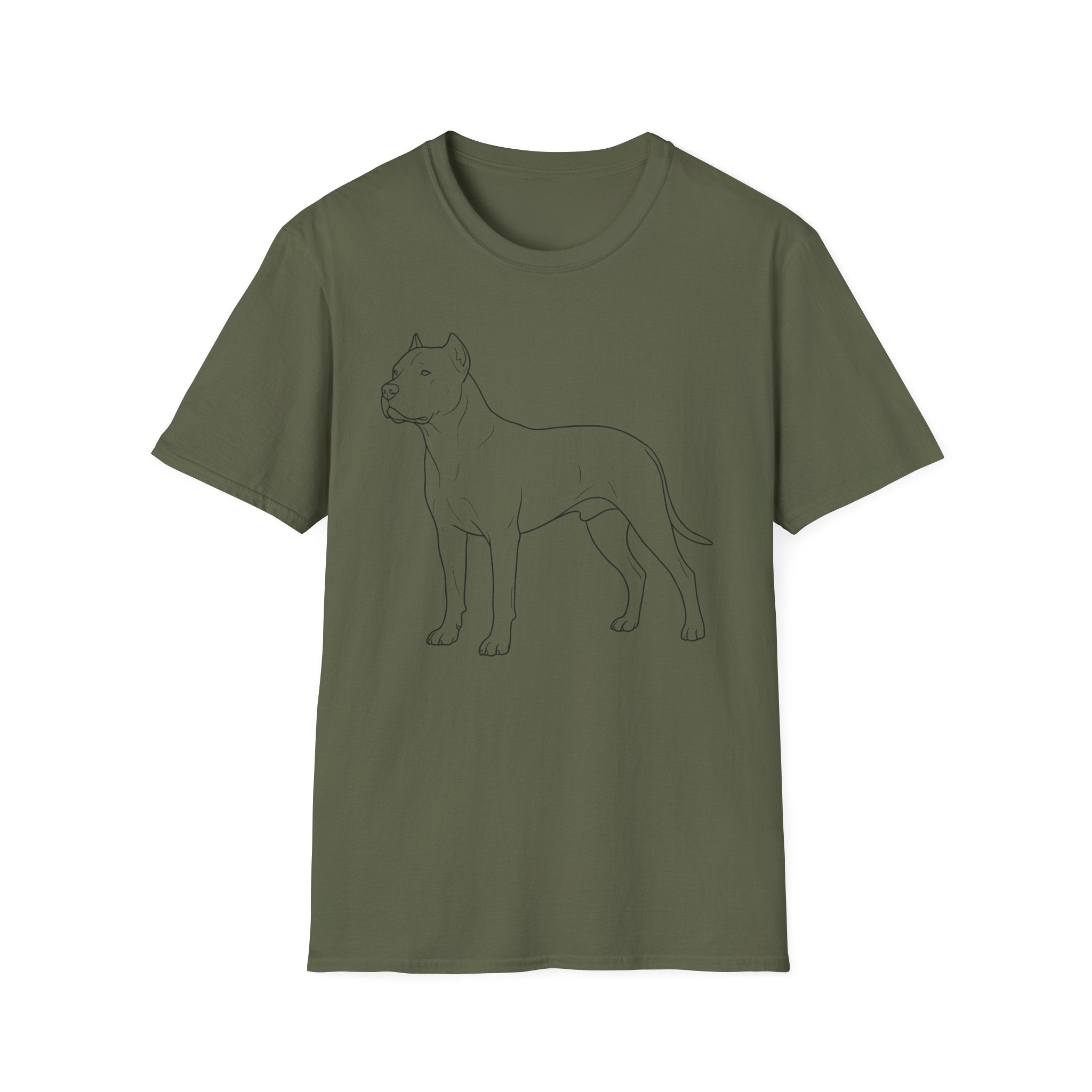Dogo Argentino Line Art T-Shirt