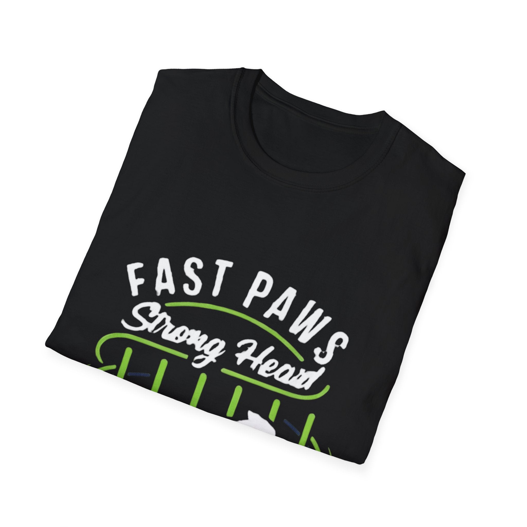 Fast Paws Strong Heart Dog T-Shirt
