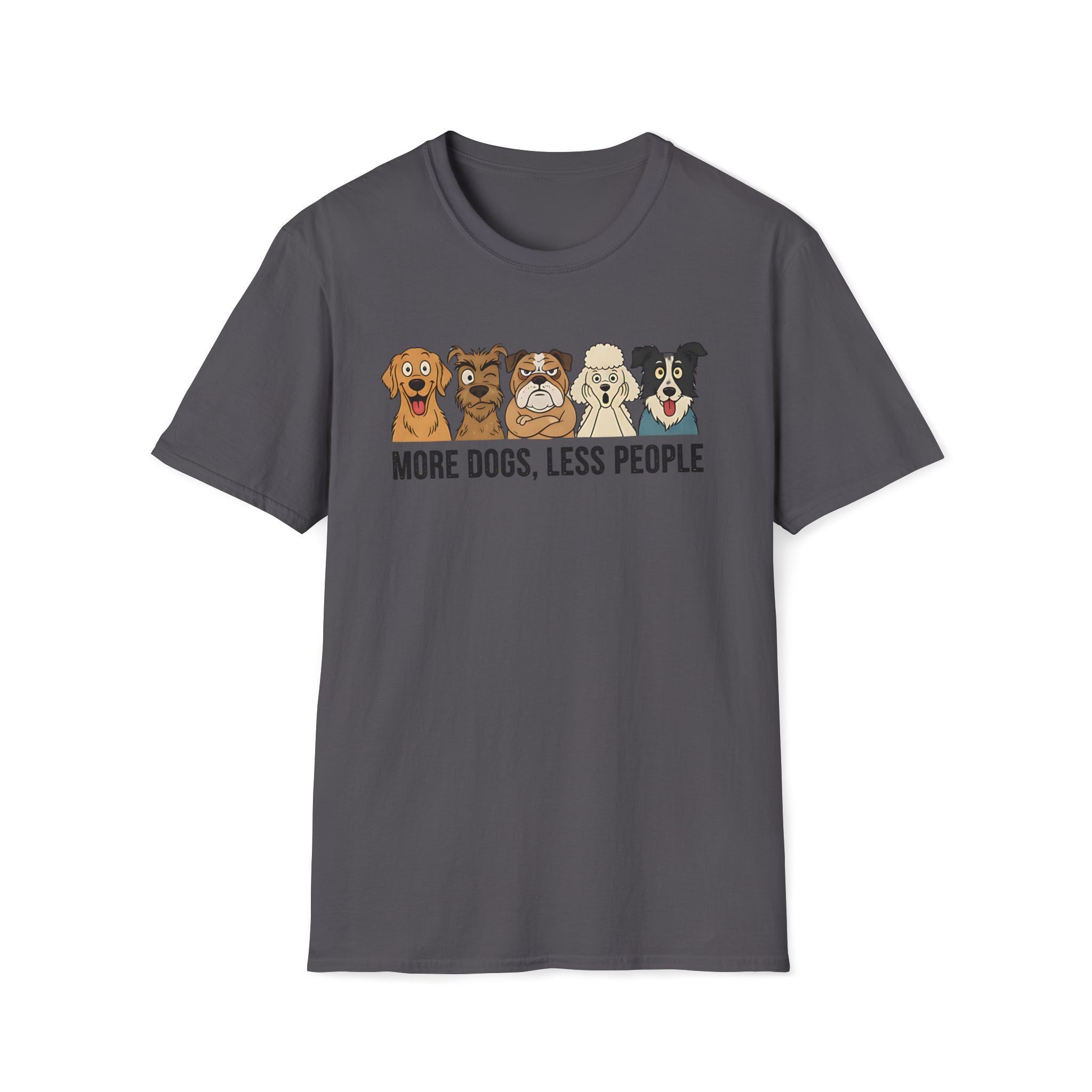 More Dogs, Less People T-Shirt