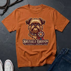 Brussels Griffon Detailed Portrait Shirt - Big Personality Pet Tee - Comfort Colors 1717