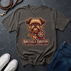 Brussels Griffon Detailed Portrait Shirt - Big Personality Pet Tee - Comfort Colors 1717
