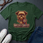 Brussels Griffon Detailed Portrait Shirt - Big Personality Pet Tee - Comfort Colors 1717