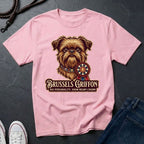 Brussels Griffon Detailed Portrait Shirt - Big Personality Pet Tee - Comfort Colors 1717