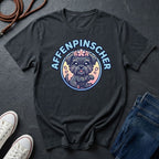 Affenpinscher Dog T-Shirt - Funny Monkey Dog Graphic - Comfort Colors 1717 Heavyweight Tee