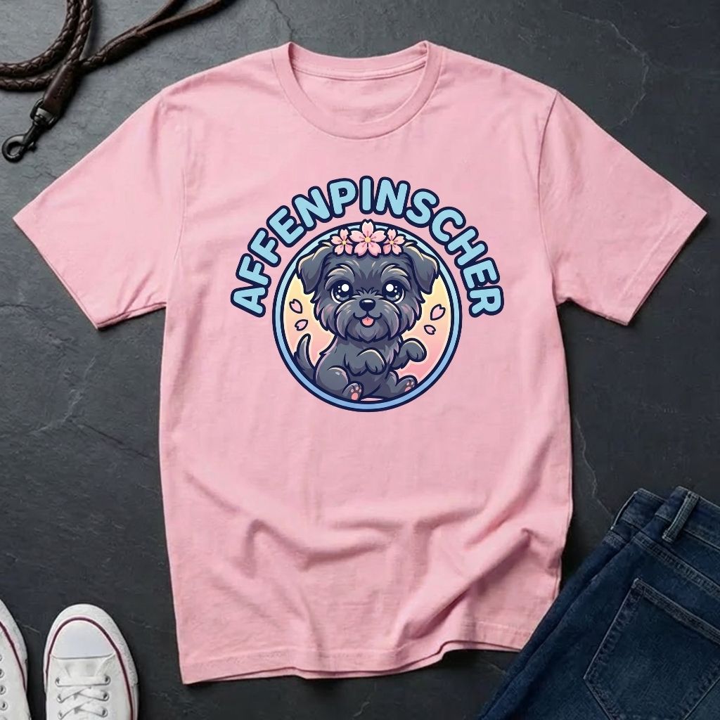 Affenpinscher Dog T-Shirt - Funny Monkey Dog Graphic - Comfort Colors 1717 Heavyweight Tee