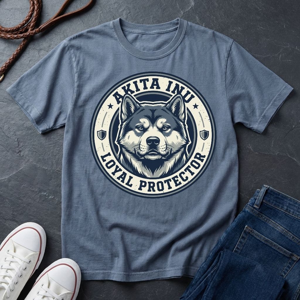 Akita Inu Heritage Shirt | Loyal Protector Japanese Dog Tee | Comfort Colors Garment-Dyed