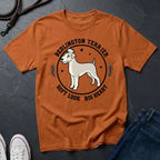 Bedlington Terrier Detailed Portrait Shirt - Soft Look Big Heart Tee - Comfort Colors 1717
