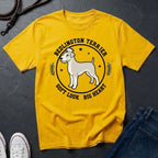 Bedlington Terrier Detailed Portrait Shirt - Soft Look Big Heart Tee - Comfort Colors 1717