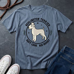 Bedlington Terrier Detailed Portrait Shirt - Soft Look Big Heart Tee - Comfort Colors 1717