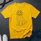 Bernedoodle Line Art Shirt - Minimalist Doodle Lover Tee - Comfort Colors 1717