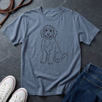 Bernedoodle Line Art Shirt - Minimalist Doodle Lover Tee - Comfort Colors 1717