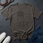 Bernedoodle Line Art Shirt - Minimalist Doodle Lover Tee - Comfort Colors 1717