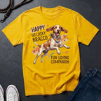 Bracco Italiano Detailed Portrait Shirt - Happy Go Lucky Pointer Tee - Comfort Colors 1717
