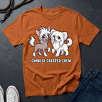 The "Crested Crew" Graphic Pop Art Tee — Premium Chinese Crested Heritage Shirt