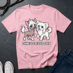 The "Crested Crew" Graphic Pop Art Tee — Premium Chinese Crested Heritage Shirt