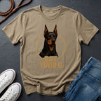 Doberman 'Got Your 6' Graphic Pop Art Shirt — Protective Dog Loyalty Tee