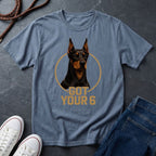 Doberman 'Got Your 6' Graphic Pop Art Shirt — Protective Dog Loyalty Tee