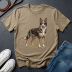 Mudi Dog Shirt - Rare Breed Curly Coat Detailed Portrait - Comfort Colors 1717