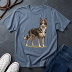 Mudi Dog Shirt - Rare Breed Curly Coat Detailed Portrait - Comfort Colors 1717