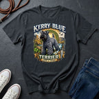 Kerry Blue Terrier Shirt - Detailed Dog Portrait Tee - Comfort Colors 1717