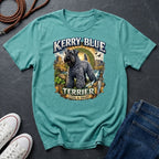 Kerry Blue Terrier Shirt - Detailed Dog Portrait Tee - Comfort Colors 1717