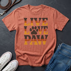 Live Love Paw T-Shirt — Cute Dog & Cat Lover Tee