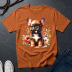 French Bulldog Floral T-Shirt — Cute Puppy Comfort Colors Design