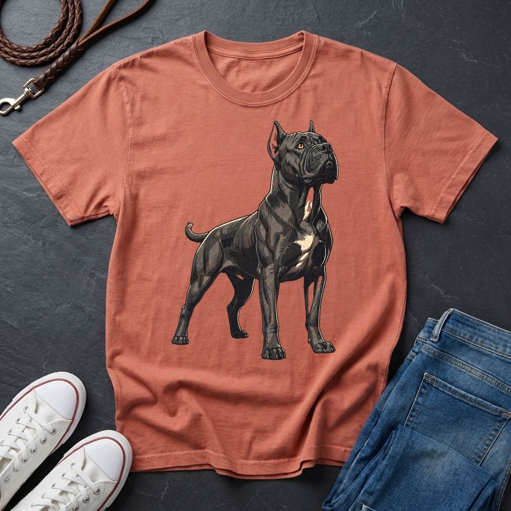 Cane Corso Photo-Realistic Shirt — Anatomically Correct Breed Portrait — Comfort Colors 1717