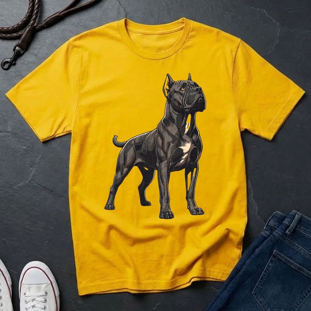 Cane Corso Photo-Realistic Shirt — Anatomically Correct Breed Portrait — Comfort Colors 1717