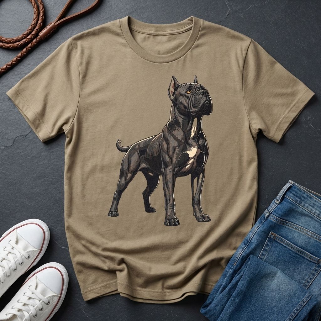 Cane Corso Photo-Realistic Shirt — Anatomically Correct Breed Portrait — Comfort Colors 1717