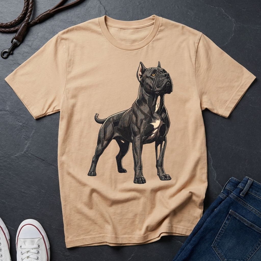 Cane Corso Photo-Realistic Shirt — Anatomically Correct Breed Portrait — Comfort Colors 1717