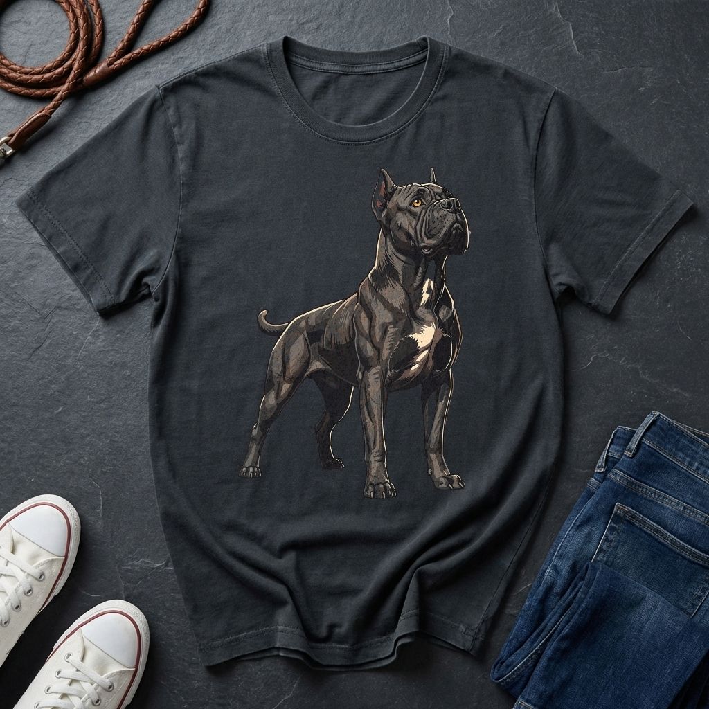 Cane Corso Photo-Realistic Shirt — Anatomically Correct Breed Portrait — Comfort Colors 1717