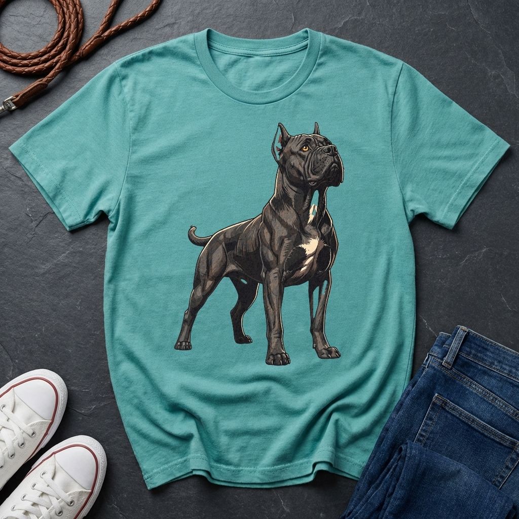 Cane Corso Photo-Realistic Shirt — Anatomically Correct Breed Portrait — Comfort Colors 1717