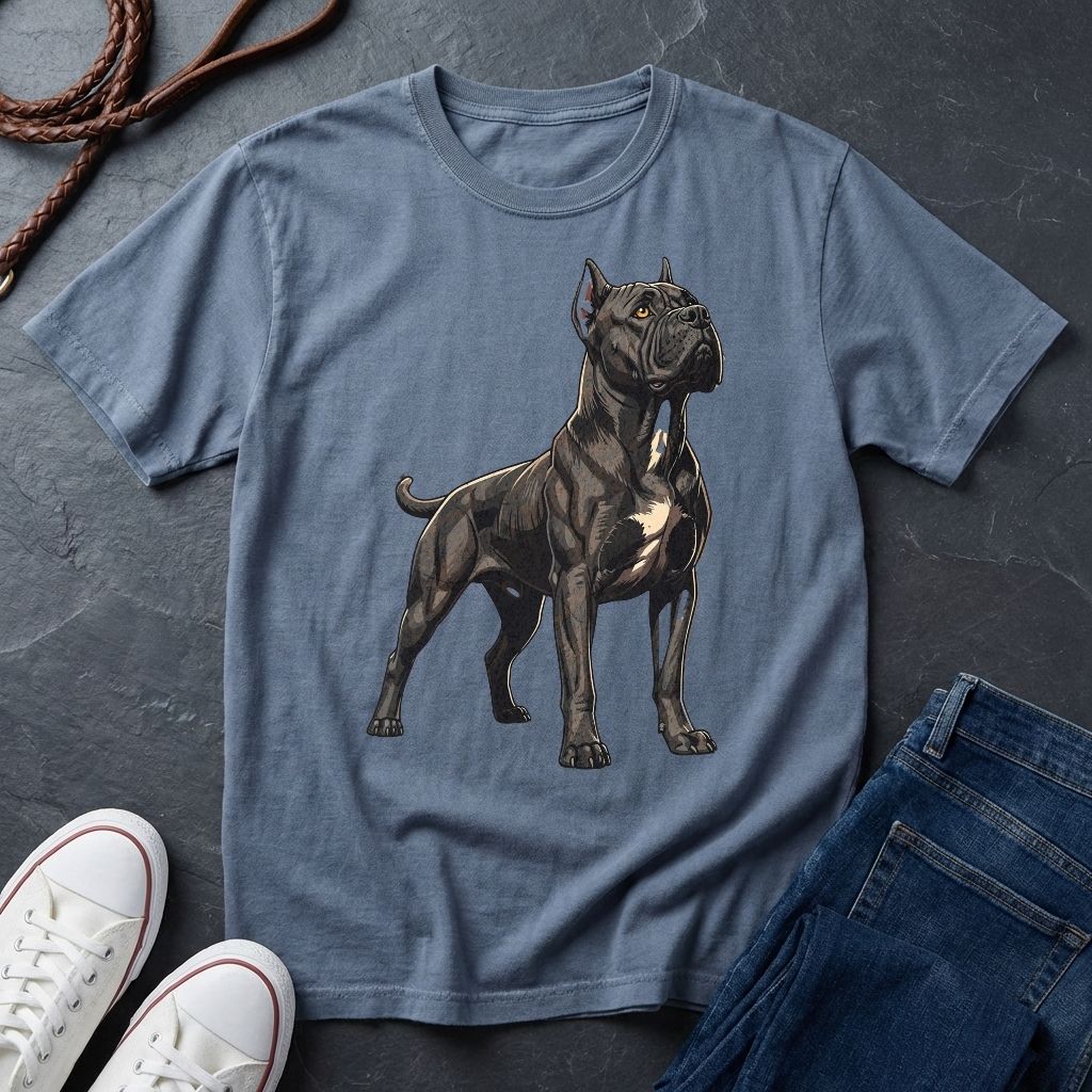 Cane Corso Photo-Realistic Shirt — Anatomically Correct Breed Portrait — Comfort Colors 1717