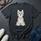 Silky Terrier Graphic Pop Art Shirt — Modern Australian Silky Terrier Tee
