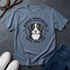 Bernese Mountain Dog Heritage Badge Shirt — Gentle Loyal True Dog Tee