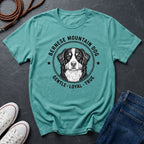 Bernese Mountain Dog Heritage Badge Shirt — Gentle Loyal True Dog Tee
