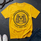 Cavalier King Charles Spaniel Heritage Badge Shirt — Loyal Sweet True Dog Tee