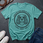 Cavalier King Charles Spaniel Heritage Badge Shirt — Loyal Sweet True Dog Tee
