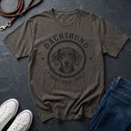 Dachshund Heritage Badge Shirt — Loyal Bold True Dog Breed Tee