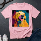 Golden Retriever Graphic Pop Art Tee - Comfort Colors 1717
