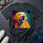 Golden Retriever Graphic Pop Art Tee - Comfort Colors 1717