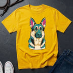 German Shepherd "Guardian" Graphic Pop Art Tee - Comfort Colors 1717